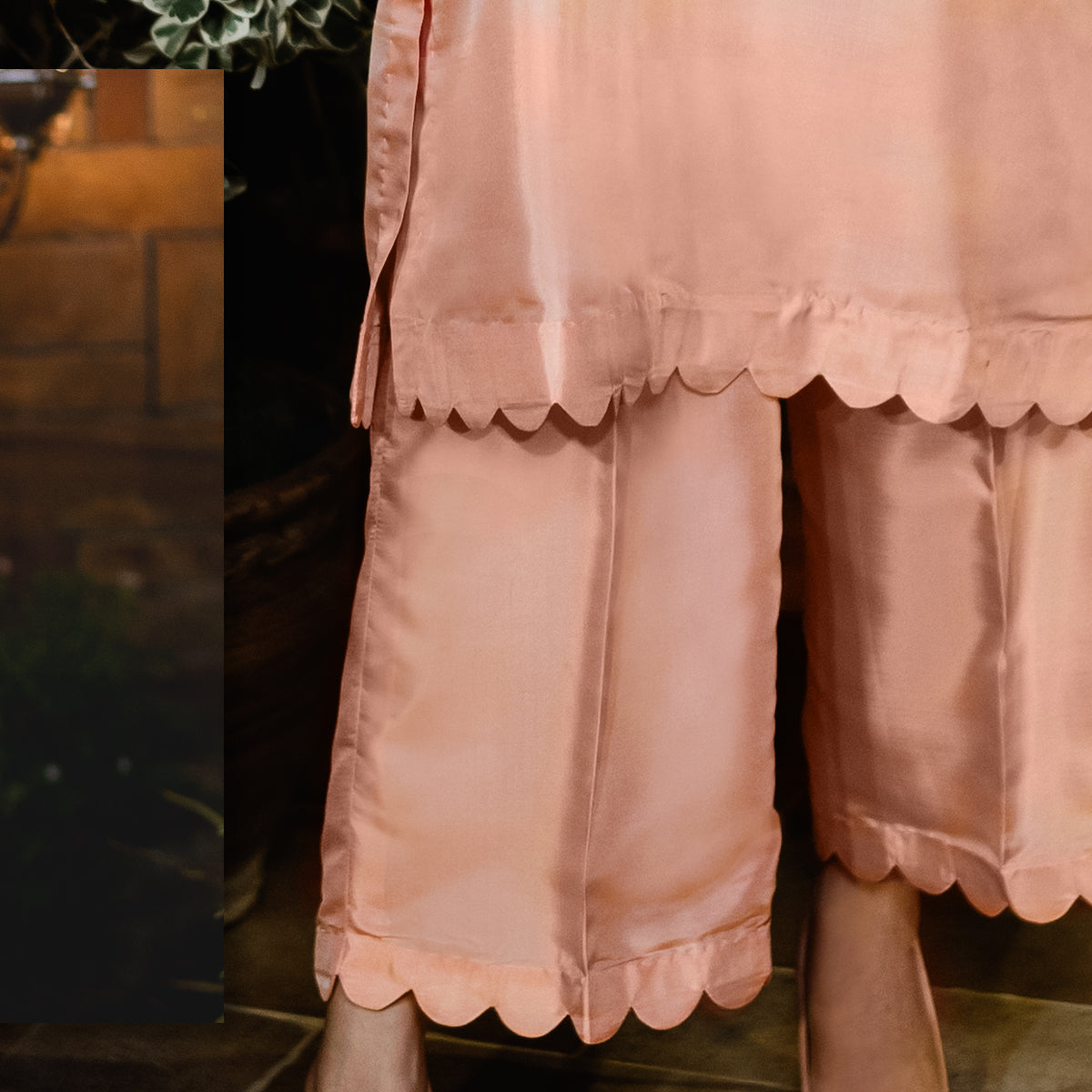 Peach Marigold Silk