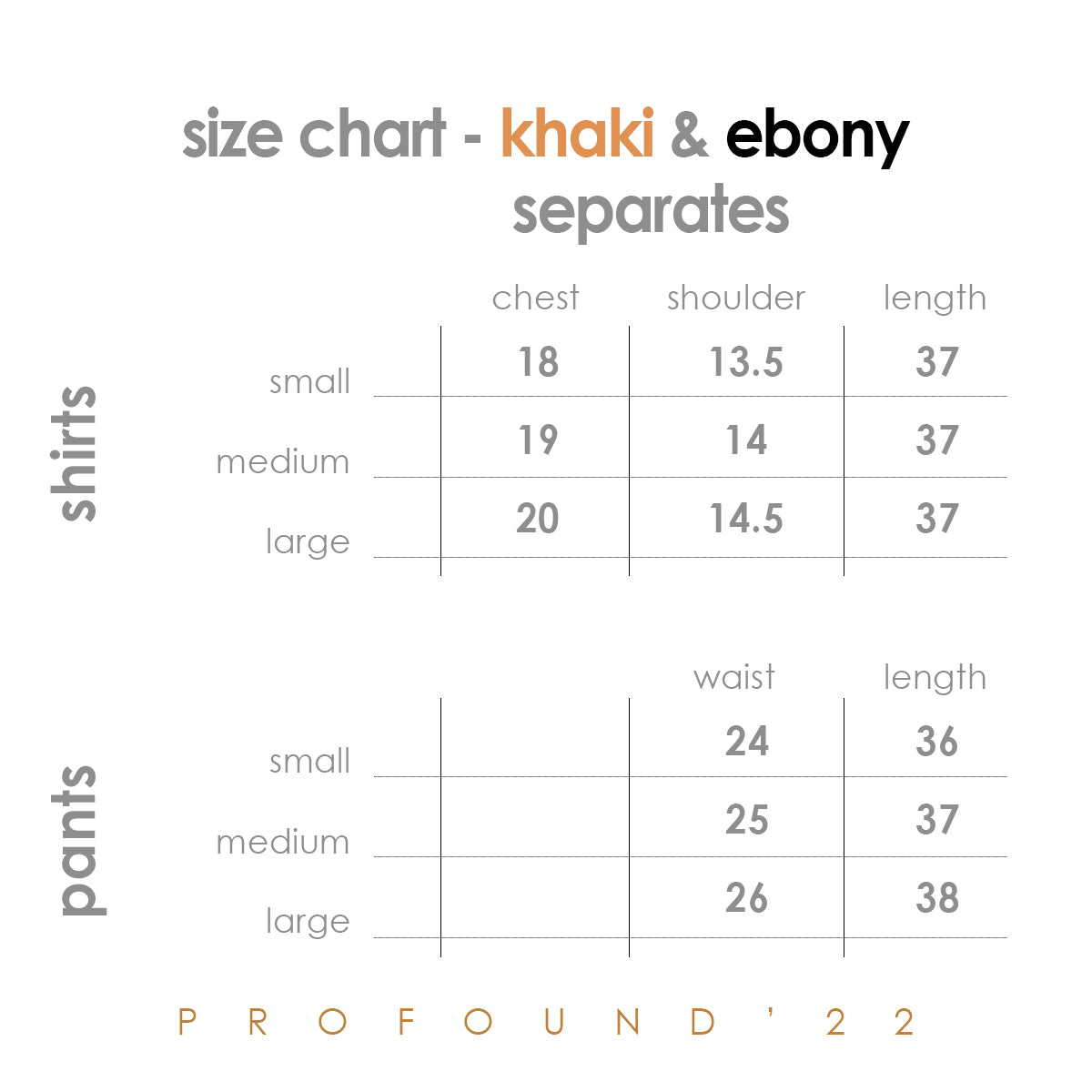 Ebony Separates